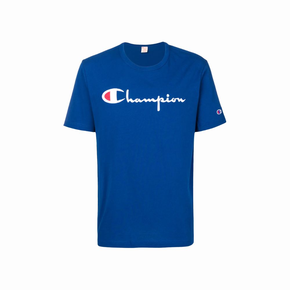 Polera Graphic Champion Classic en Azul