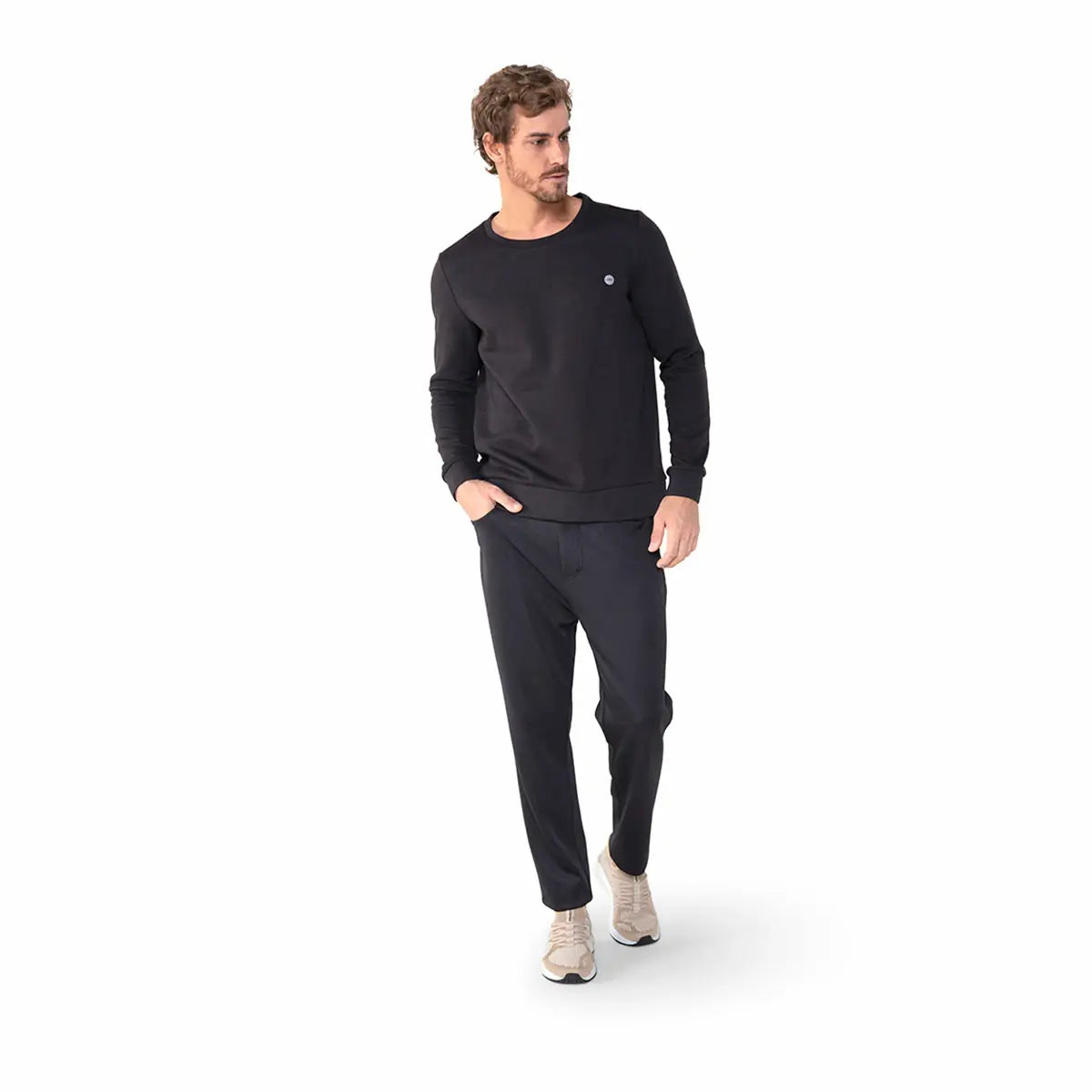Polera manga larga Moleto Basico Olympikus
