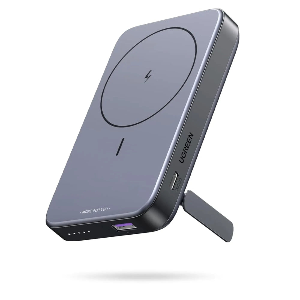Power Bank Ugreen de 10.000mAh con Carga Inalambrica Magnetica PD20W Carga Rapida Carga Bidireccional 15086