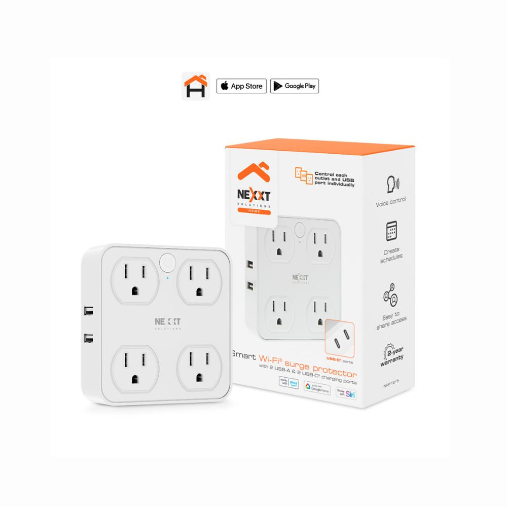 Protector de Sobretensión inteligente Wi-Fi® Nexxt