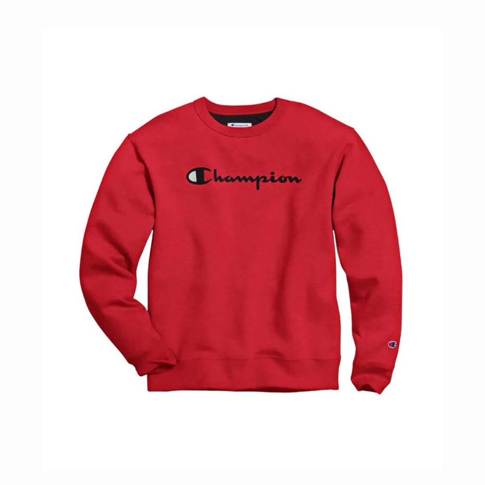 Pullover Champion Powerblend Crew Script Logo