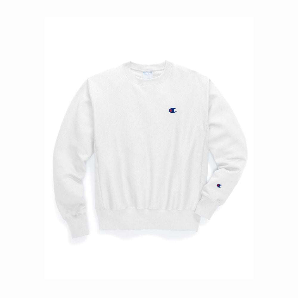Pullover Champion Weave Crew White