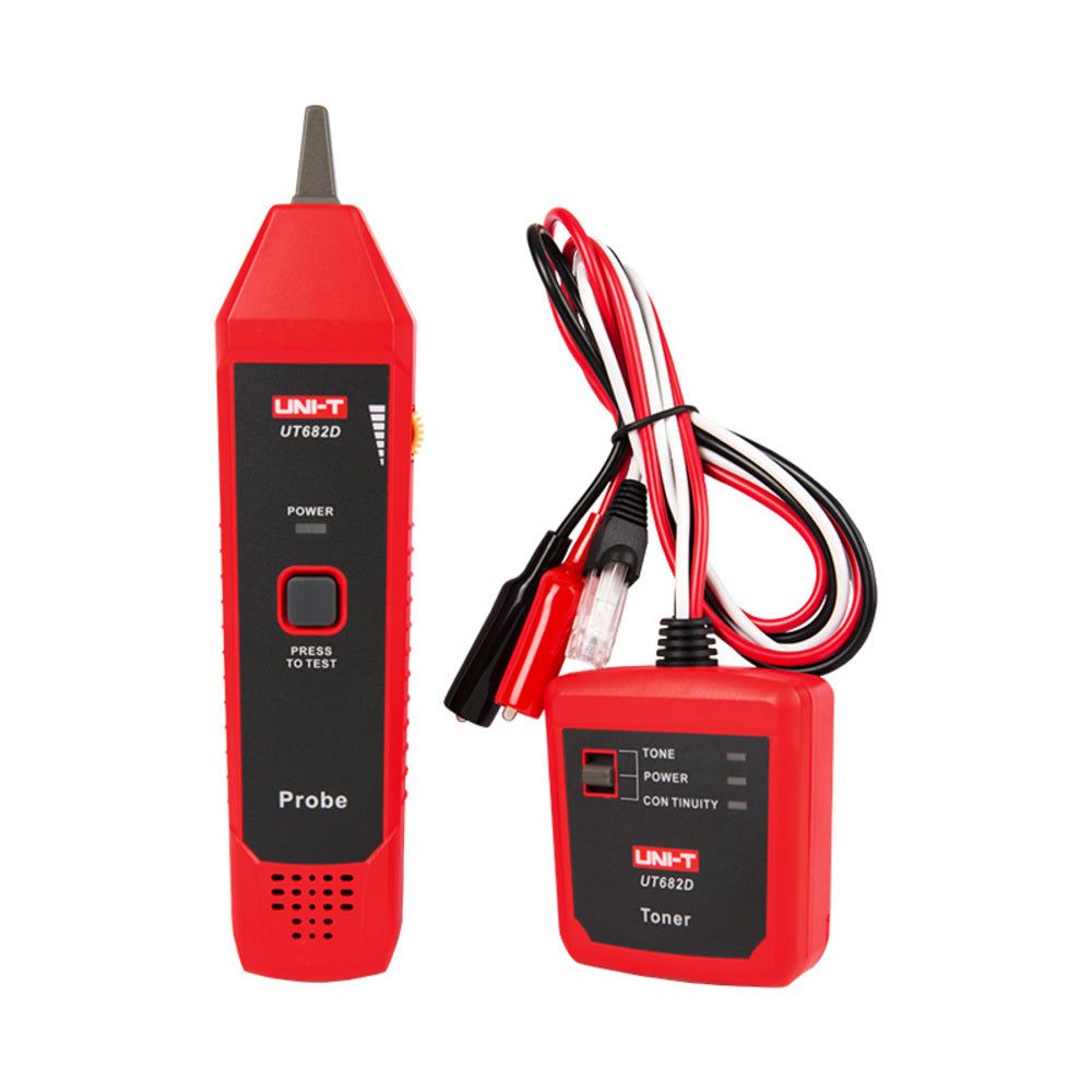 Rastreador de Cable Uni-T Linea Telefonica RJ11 Cable de Red RJ45 UT682D