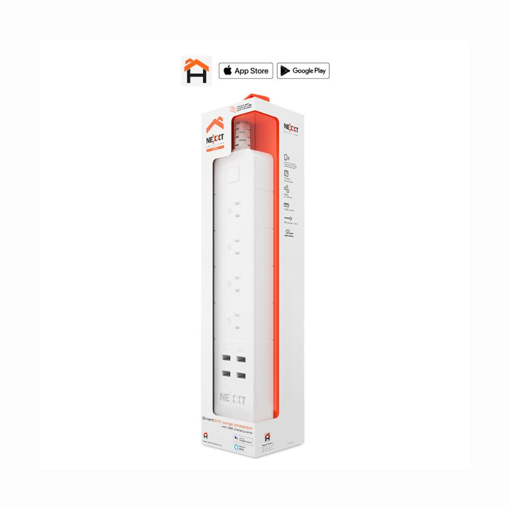 Regleta Inteligente WiFi para Interior con Puertos USB Nexxt