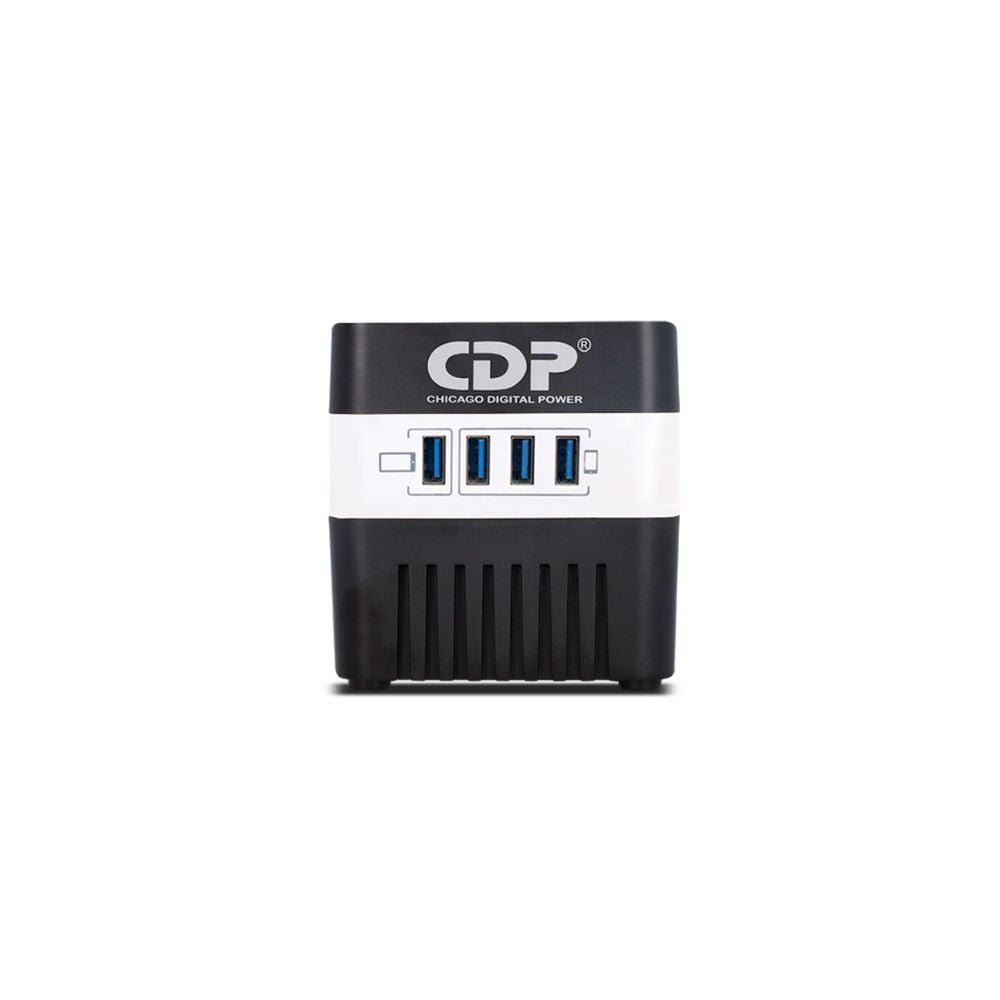 Regulador de Voltaje CDP 600VA 300W con 4 Salidas RU-AVR604 i