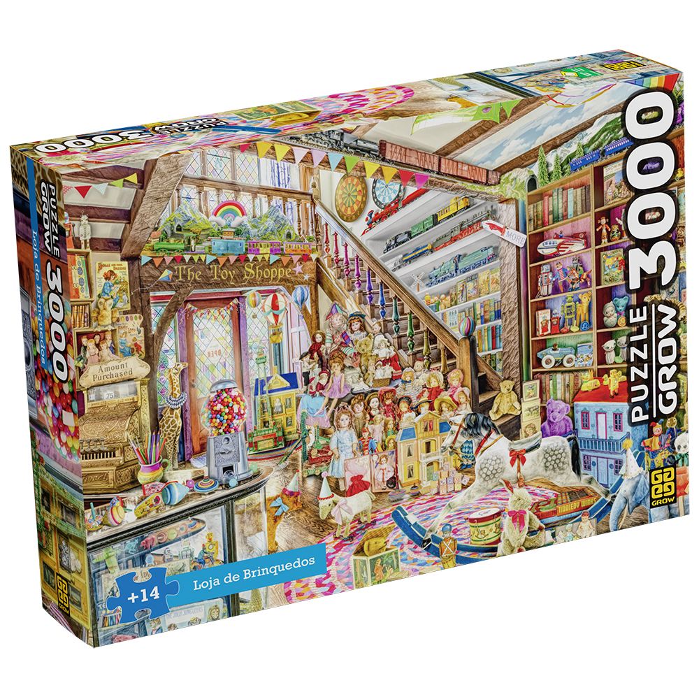 Rompecabeza 3000 Pzas Tienda De Juguetes Grow