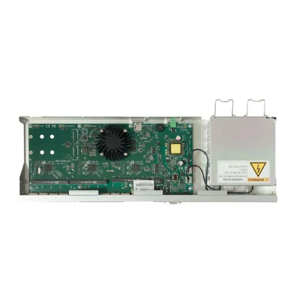 Router Board Mikrotik Dude Edition 13 Puertos Gigabit Soporta PoE 802.3AT/AF CPU Cortex A15 1.4GHz RAM 1GB Licencia Nivel 6 Rackeable RB1100x4