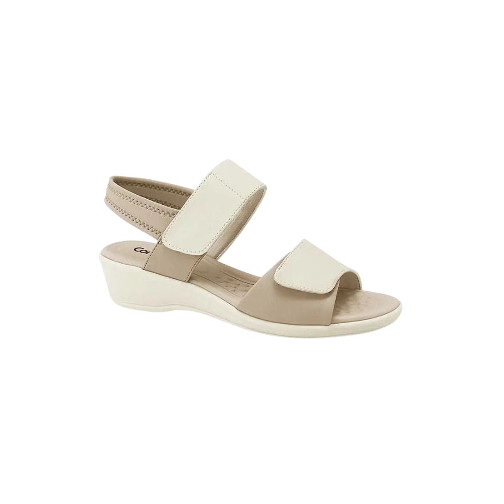 Sandalia Comfortflex Lua Color Beige