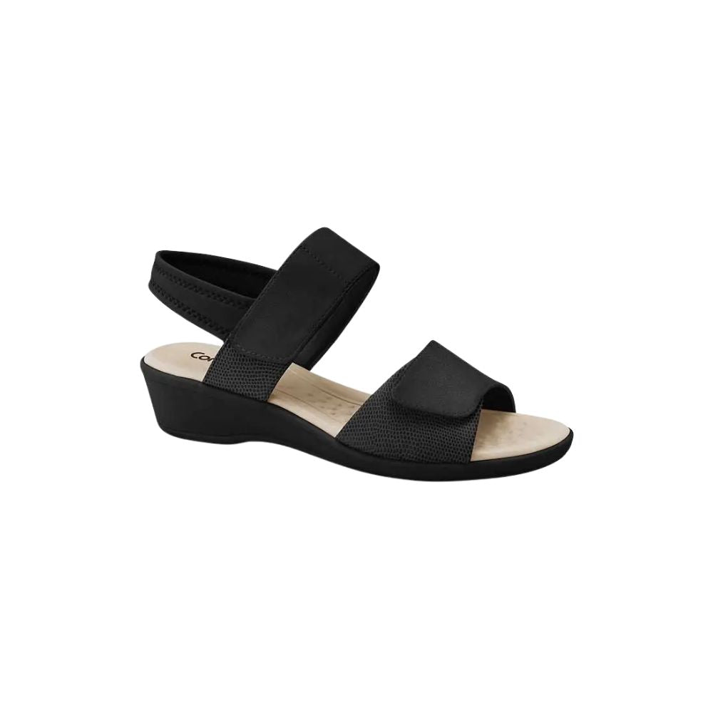 Sandalia Comfortflex Lua Color Negro