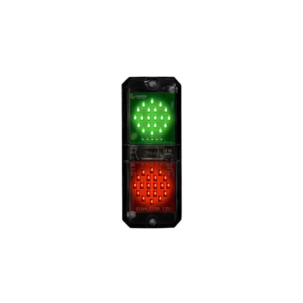 Semaforo Señalizador Garen de 2 Colores Rojo y Verde A01560-G