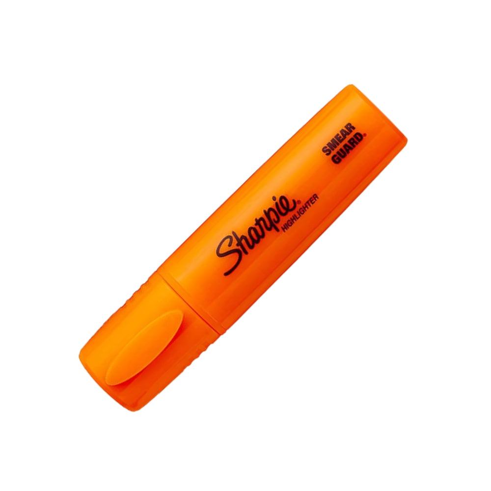 Set de 12 Resaltadores Sharpie punta Biselada para 3 Tipos de Trazo color Naranja 1960328
