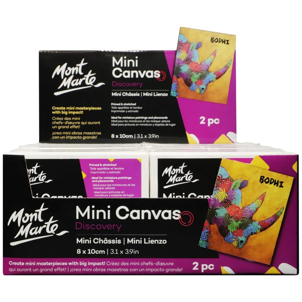 Set de 2 Mini Lienzo MontMarte Canvas 8x10cm CAXX0810