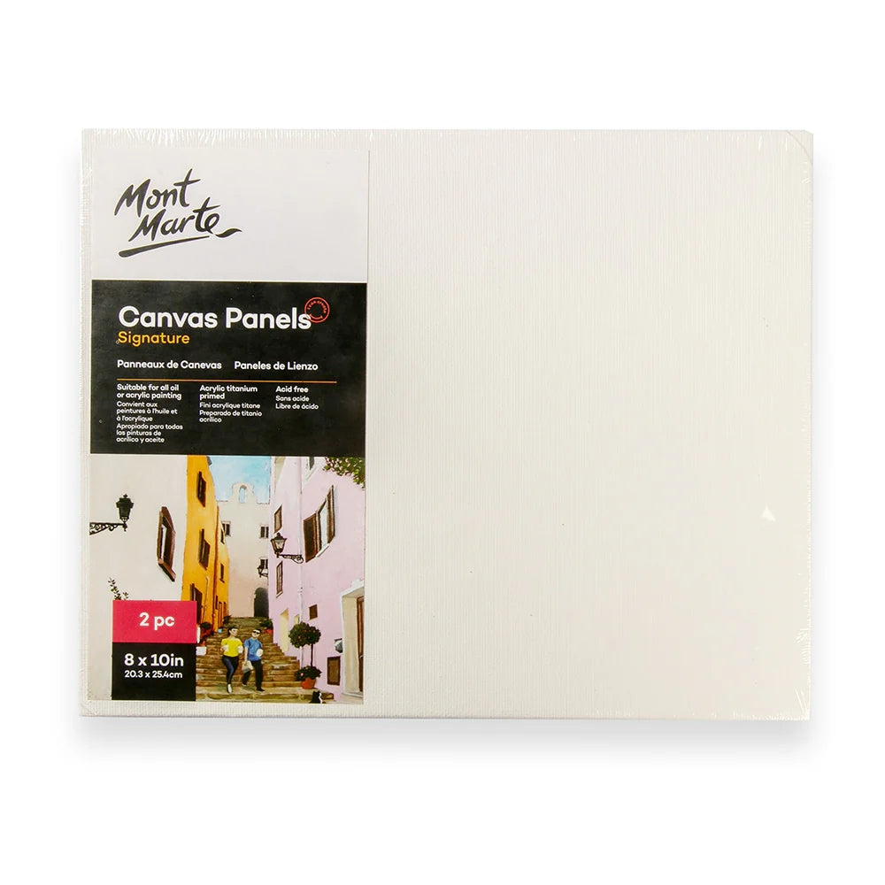 Set de 2 Piezas Lienzo Canvas MontMarte Signature Panel 20.3x25.4cm 8x10" CMPL2025
