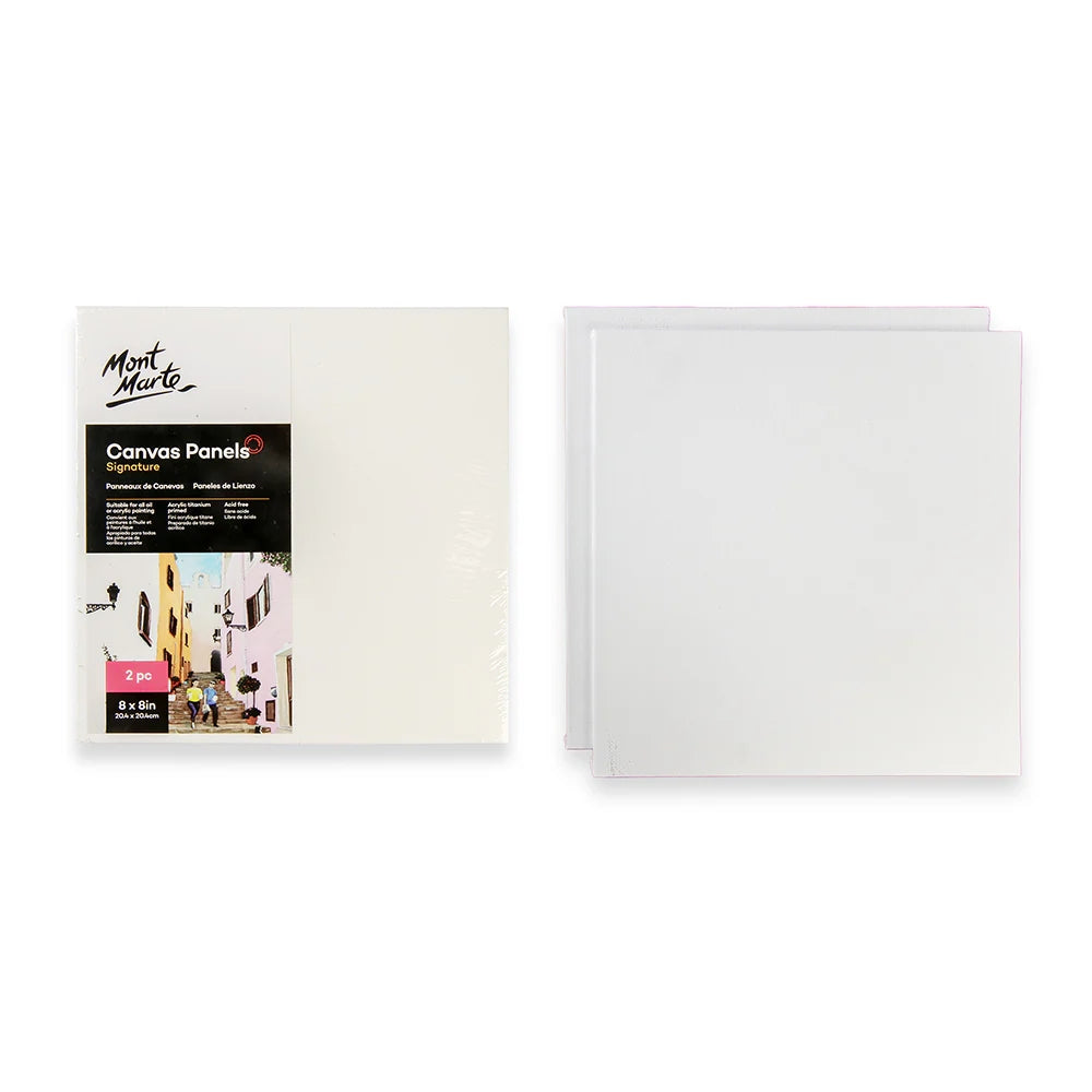 Set de 2 Piezas Lienzo Canvas MontMarte Signature Panel 20.4x20.4 cm 8x8" CMPL2020