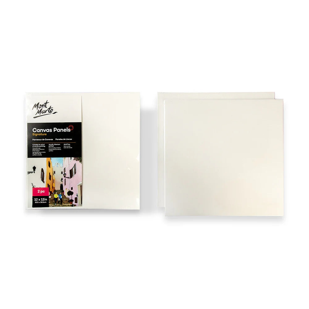 Set de 2 Piezas Lienzo Canvas MontMarte Signature Panel 30.5x30.5cm 12x12" CMPL3030