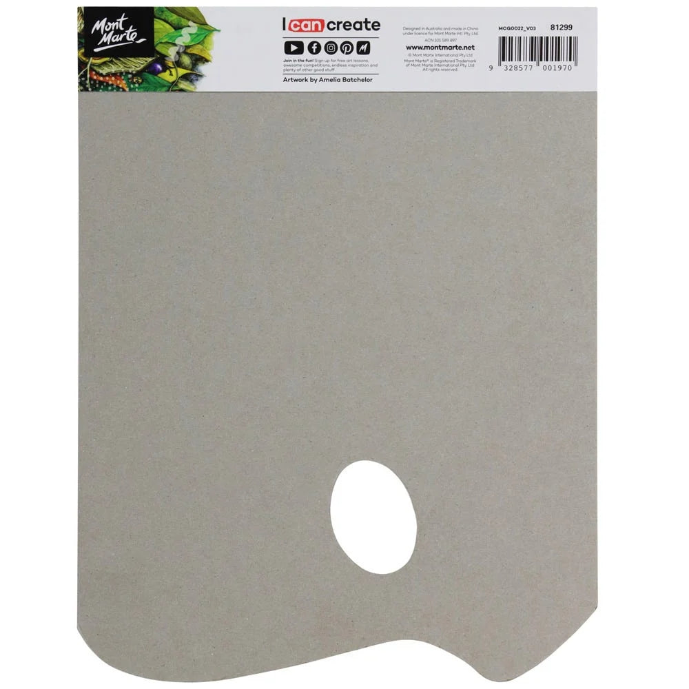 Set de 36 Paletas MontMarte Signature de Papel Cuche Desechables 23x30.5cm 50grs MCG0022