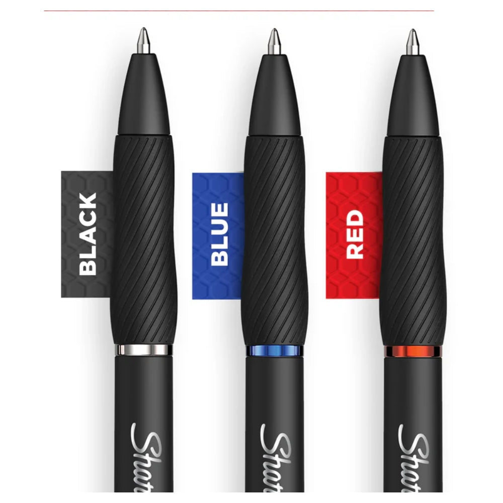 Set de 4 Boligrafos Sharpie S-Gel de Gel Retractable punta Gruesa 1.0mm varios colores 2116198