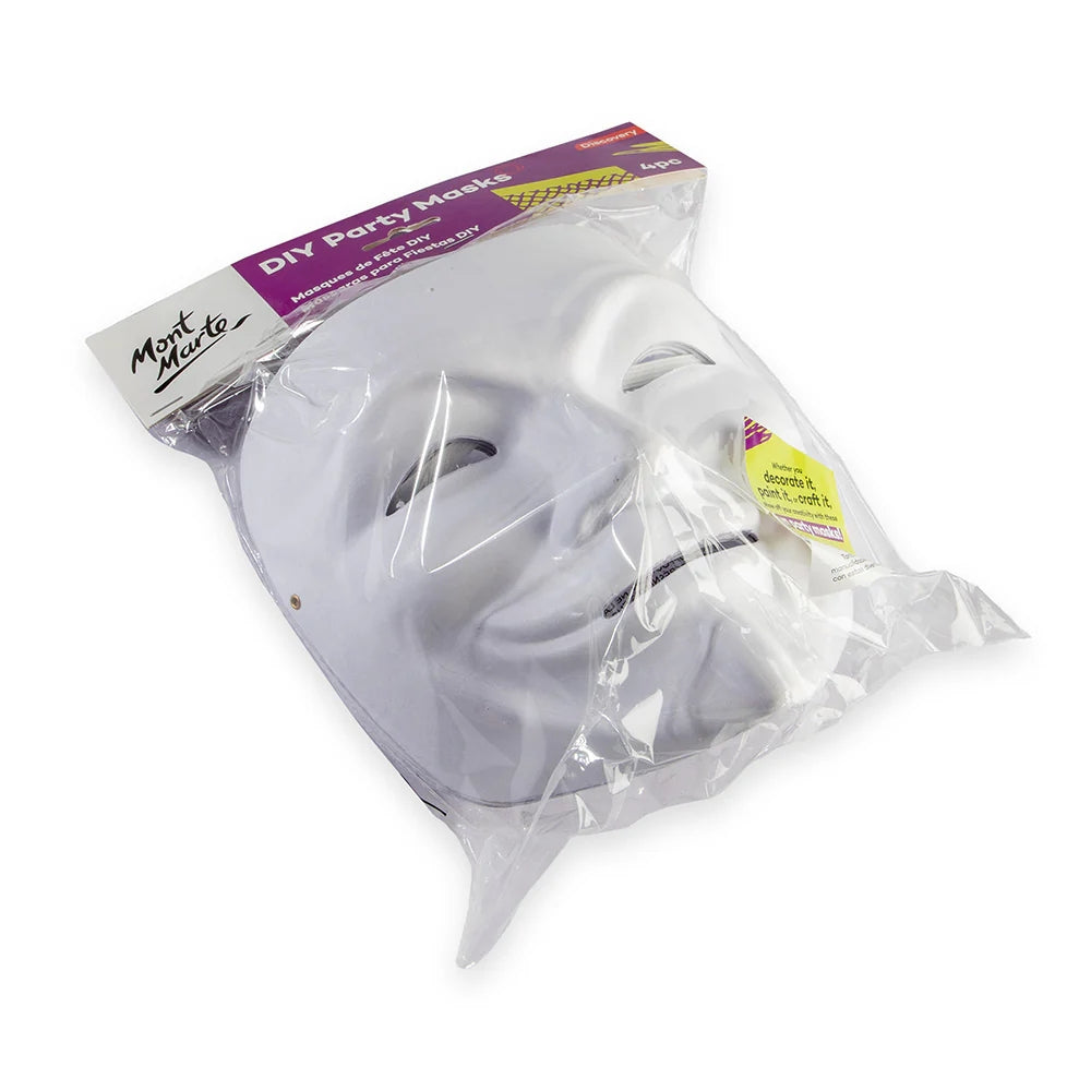 Set de 4 Mascaras MontMarte Discovery para Fiestas DIY MACR0050