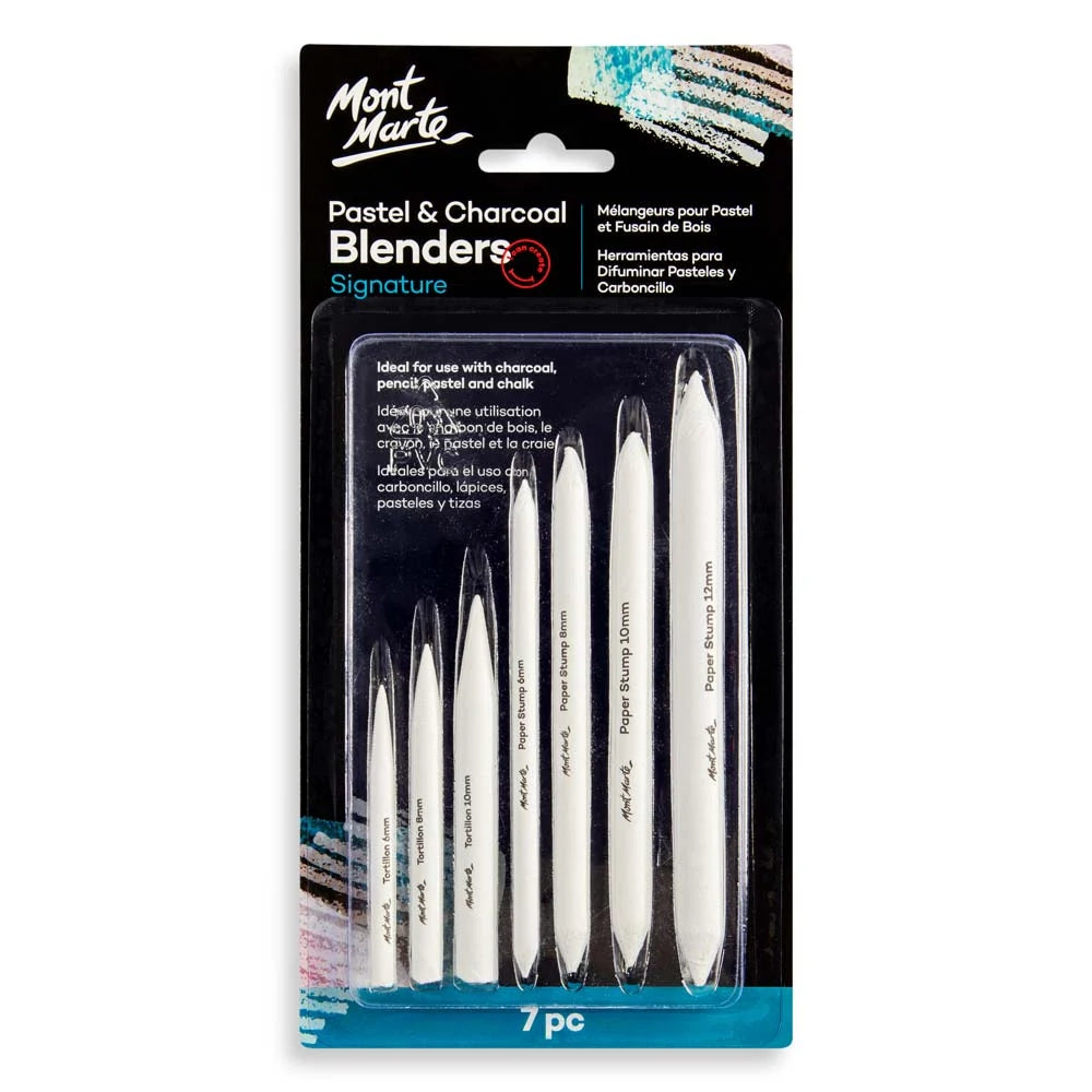 Set de 7 Mezcladores MontMarte Signature para Difuminar Pasteles y Carboncillo MAXX0011
