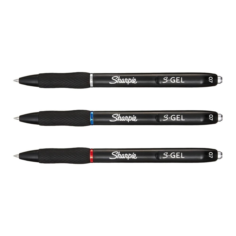 Set de 8 Boligrafos Sharpie S-Gel de Gel Retractable punta Media 0.7mm varios colores 2096148