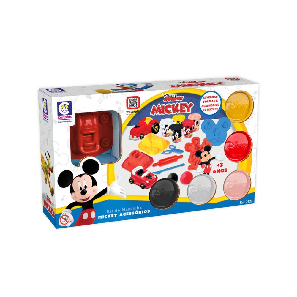Set de Plastilinas Cotiplas Auto de Mickey