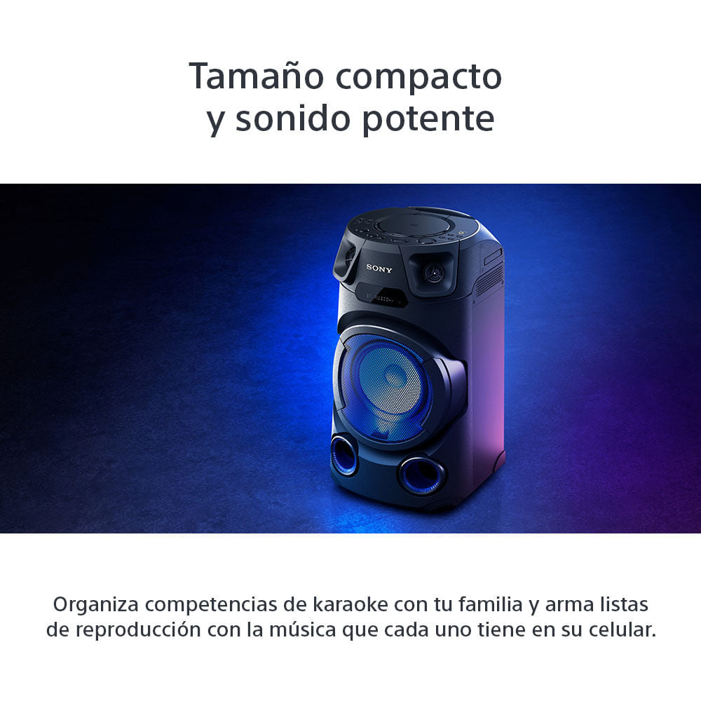Sistema de Audio de Alta Potencia V13 Sony con Bluetooth
