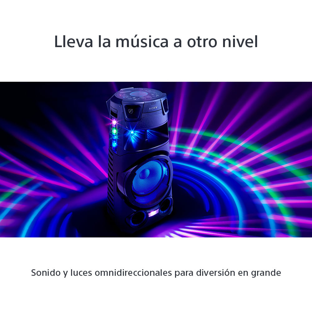 Sistema de audio de alta potencia V73 Sony con Bluetooth