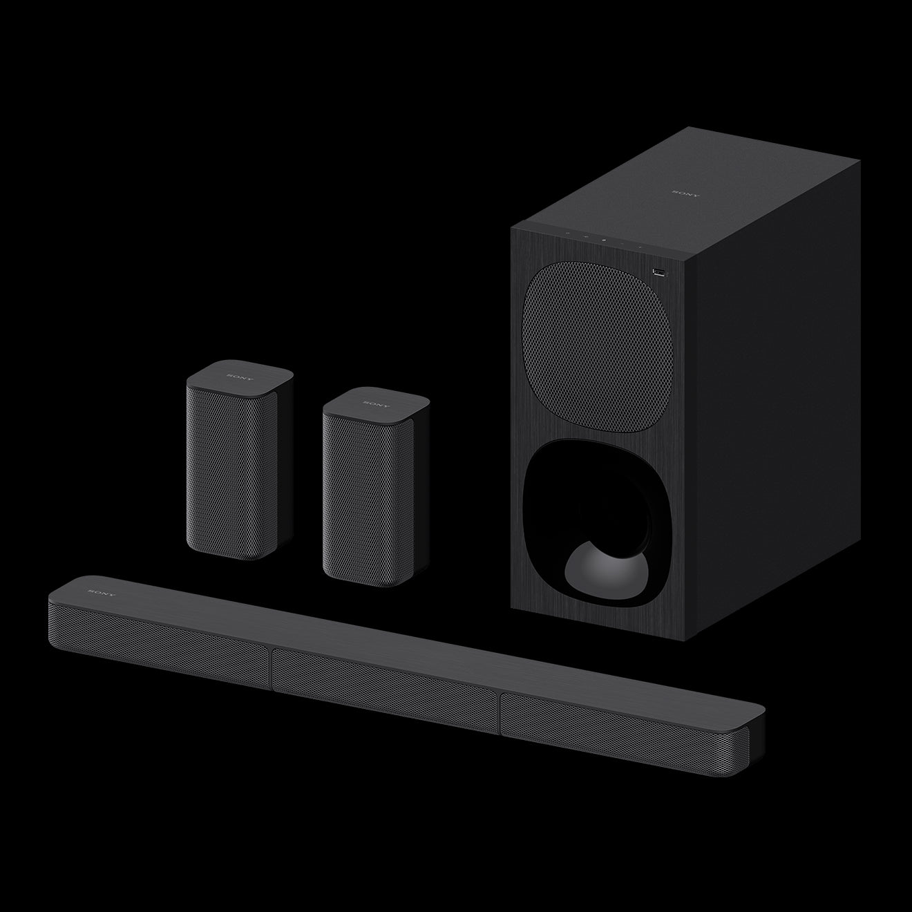 Sistema de Sonido Sony 5.1 canales con barra Bluetooth HT-S20R