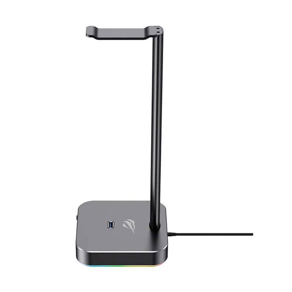Soporte para Audifonos Havit RGB con 3 Puertos USB 2.0 Entrada de Audifonos Mini Jack 3.5mm TH610