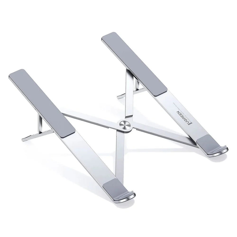 Soporte para Laptop Ugreen de Aluminio Diseño Ergonomico y Plegable soporta hasta 17.3" con 5 Alturas Regulables 40289