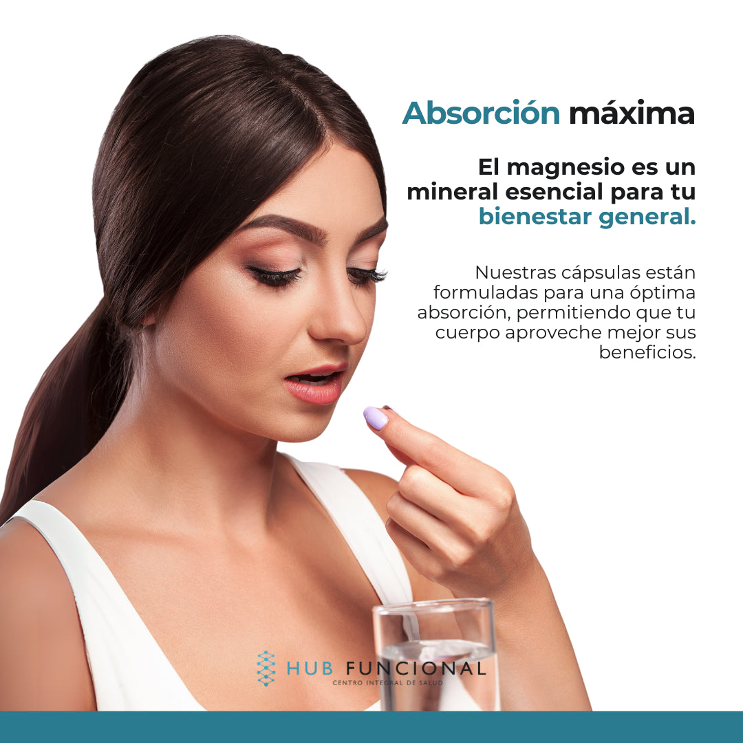 Citrato de Magnesio Suplementación Nutracéutica Hub Funcional