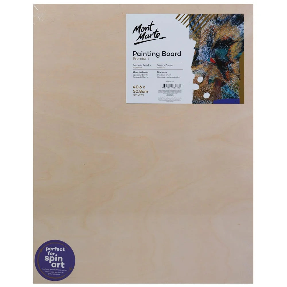 Tablero MontMarte Premium para Pintar Cuadrado 40.6x50.8cm Espesor 19mm MBST4050