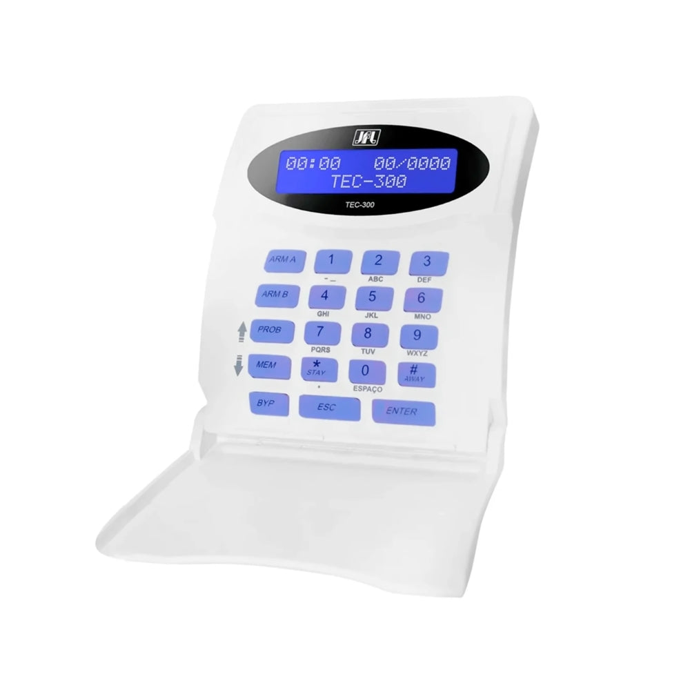 Teclado LCD JFL para Alarmas Opcion de Programador y Usuario Final TEC-300