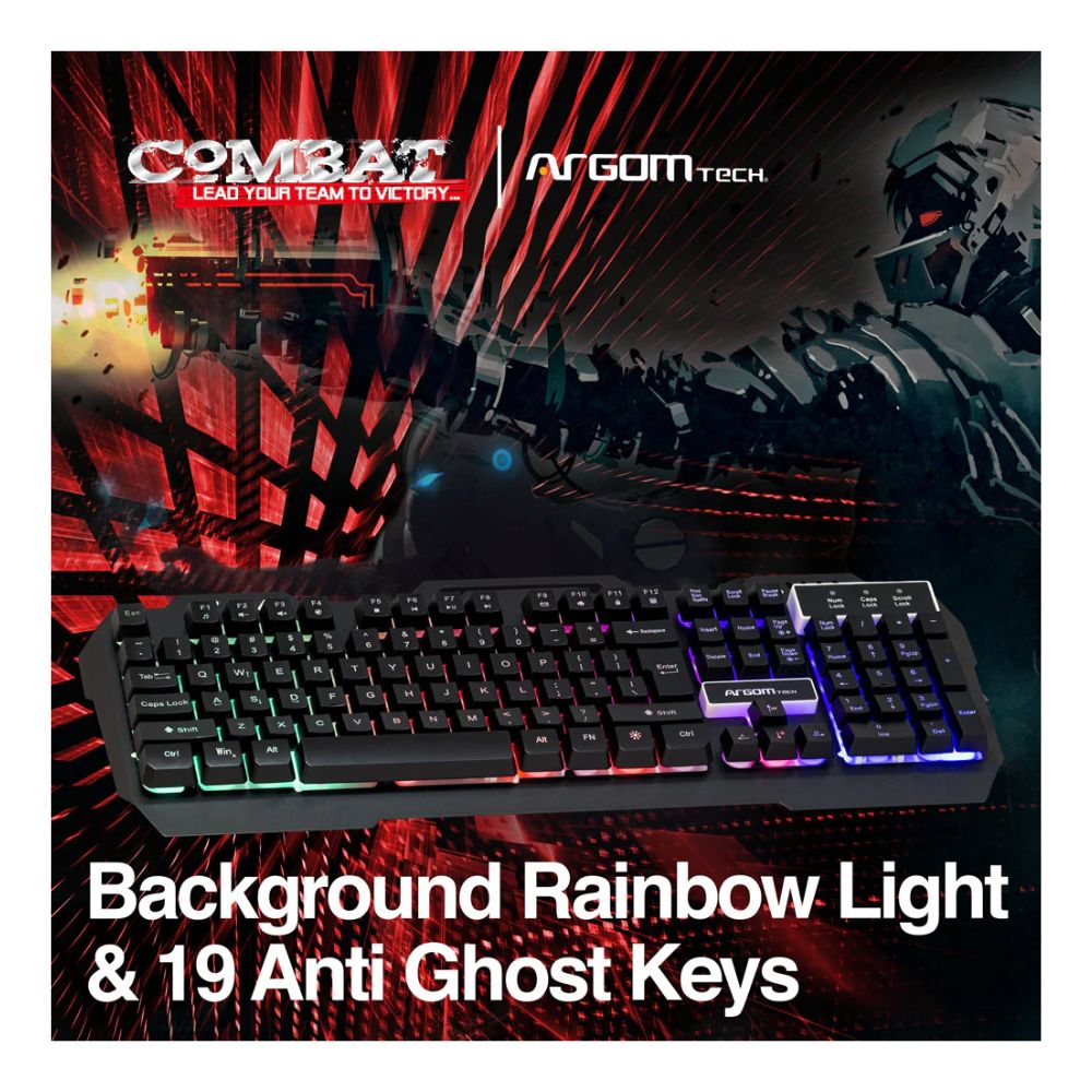 Teclado para Juegos de Kombat Argom Tech KB56
