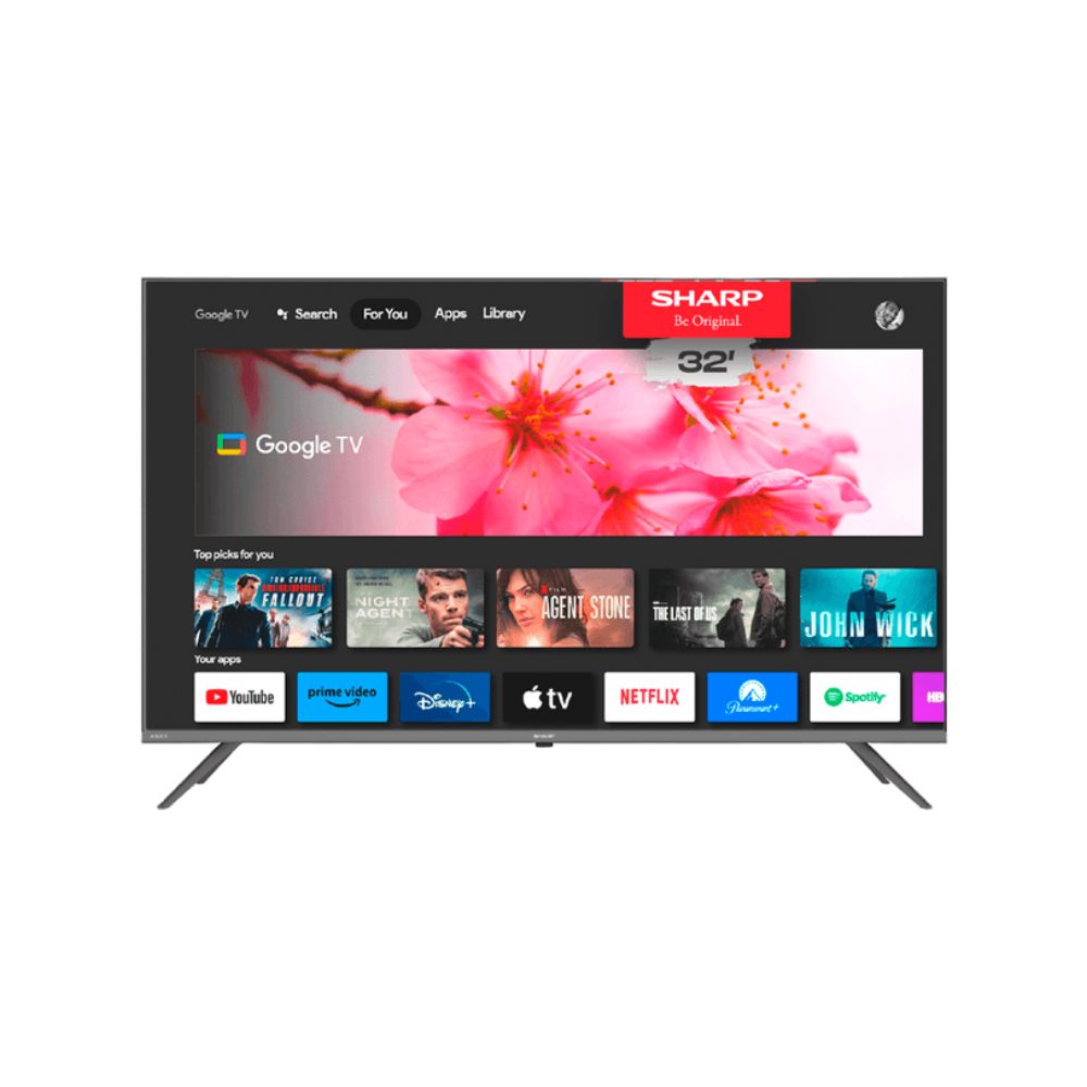 Televisor Smart Sharp 32 Pulgadas Google TV