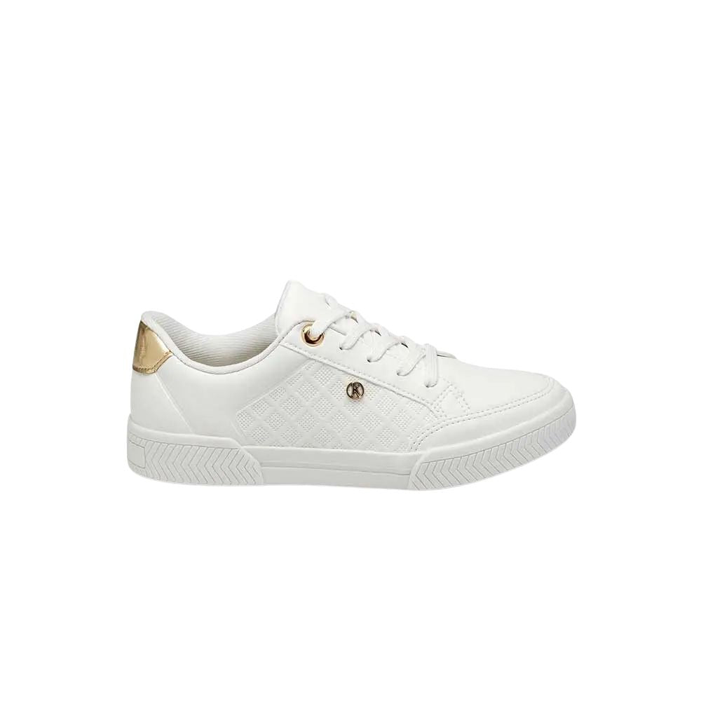 Tenis Sneaker Kolosh Andy Color Blanco Oro
