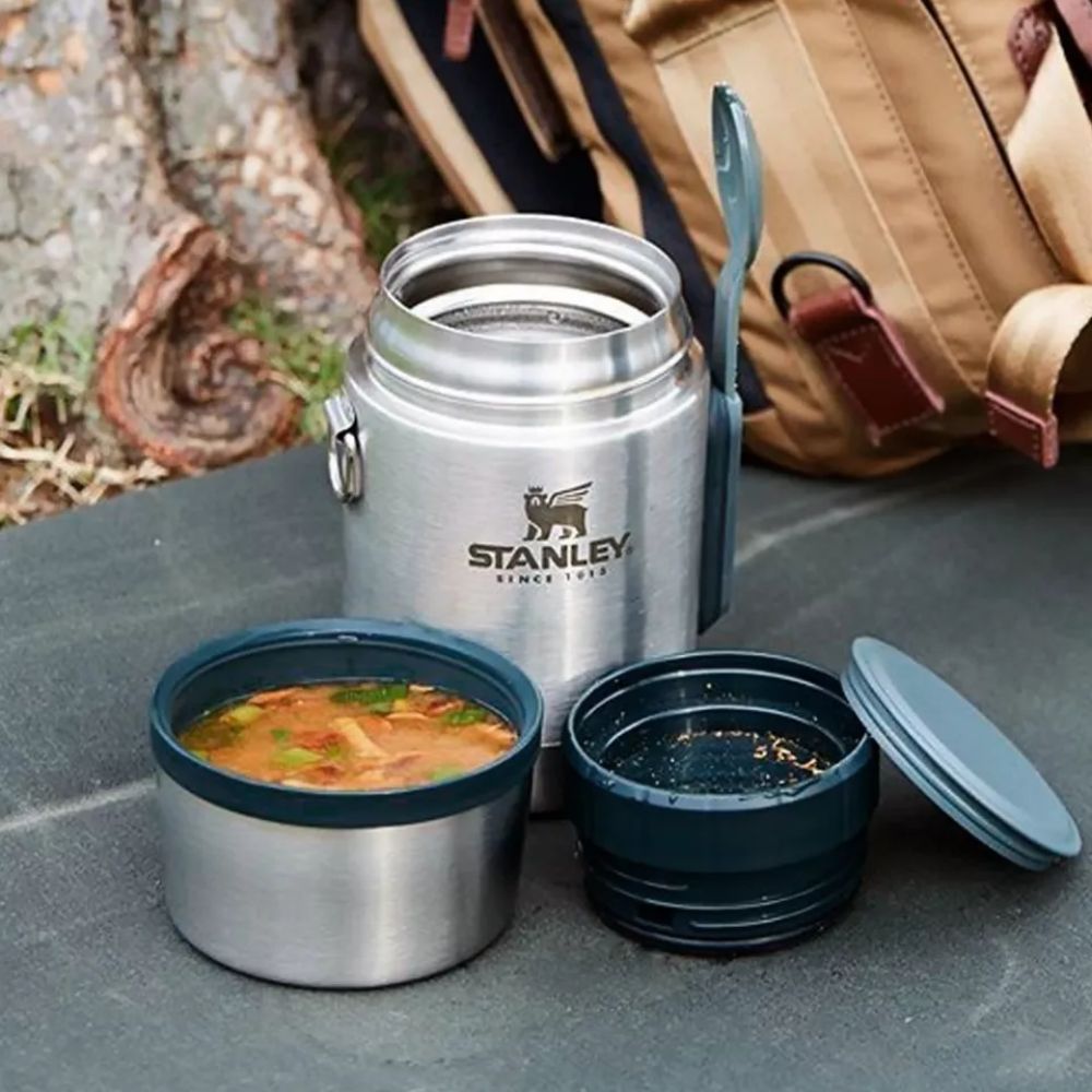 Termo Stanley Comida Adventure 532 ml Acero + Cuchara/Tenedor