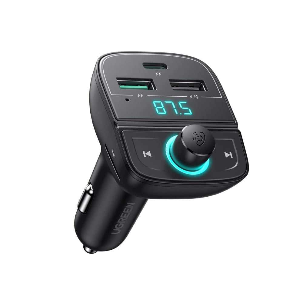 Transmisor Bluetooth 5.0 para Coche con Carga Rápida y Radio FM Ugreen