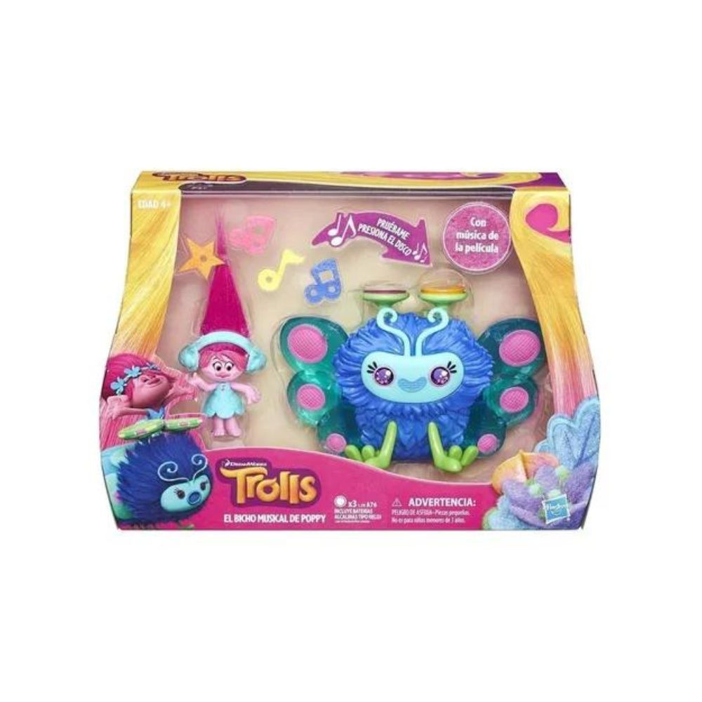 Trolls Hasbro Bicho Musical de Poppy