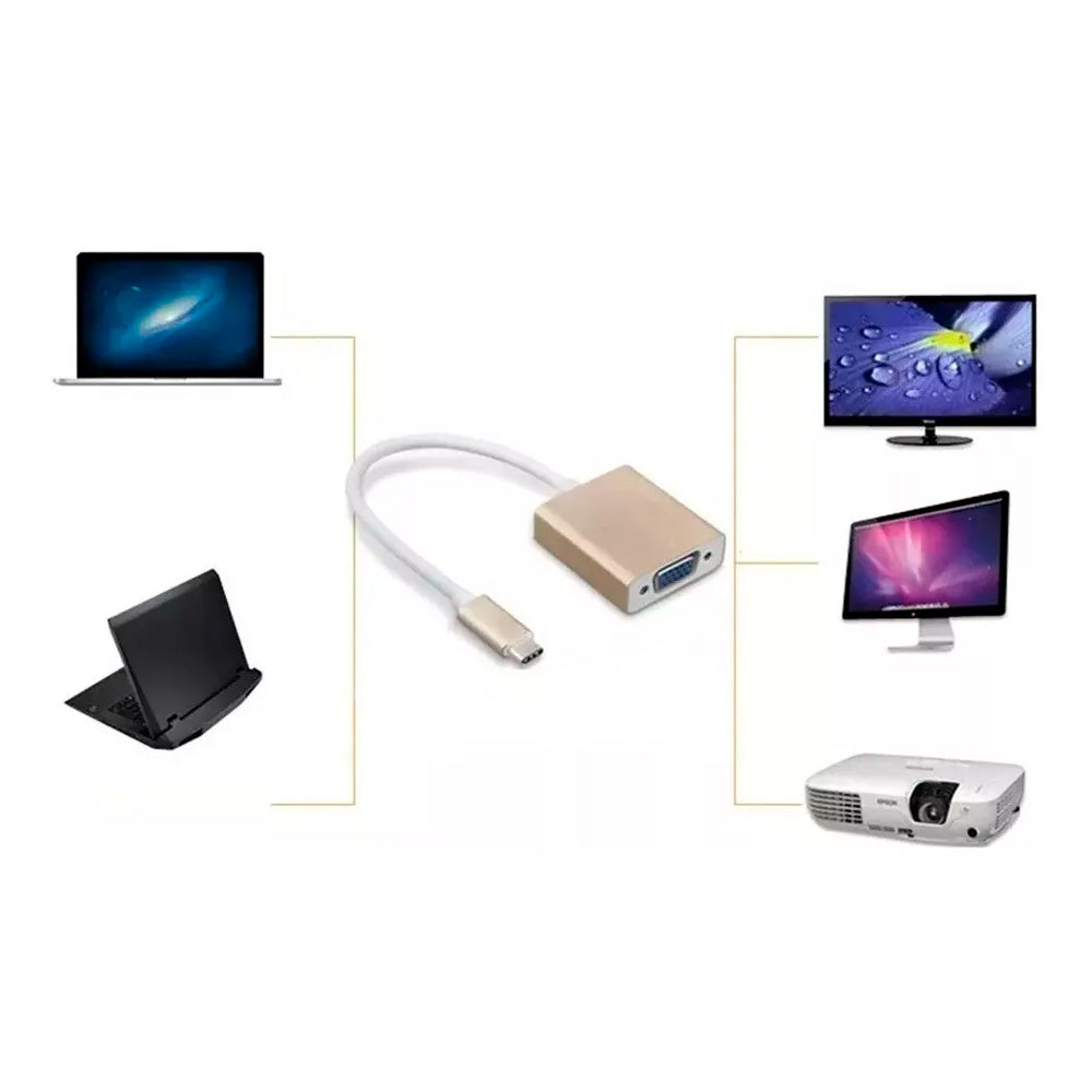 Adaptador Agiler Tipo C a VGA