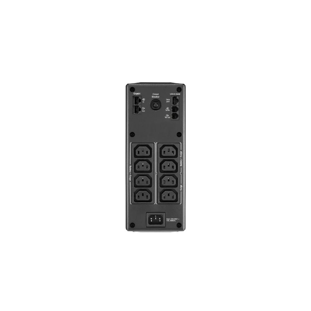 UPS APC Interactivo de 1300VA 780W 230V AVR Salidas 8xIEC C13 Pantalla LCD APCBR1300MI