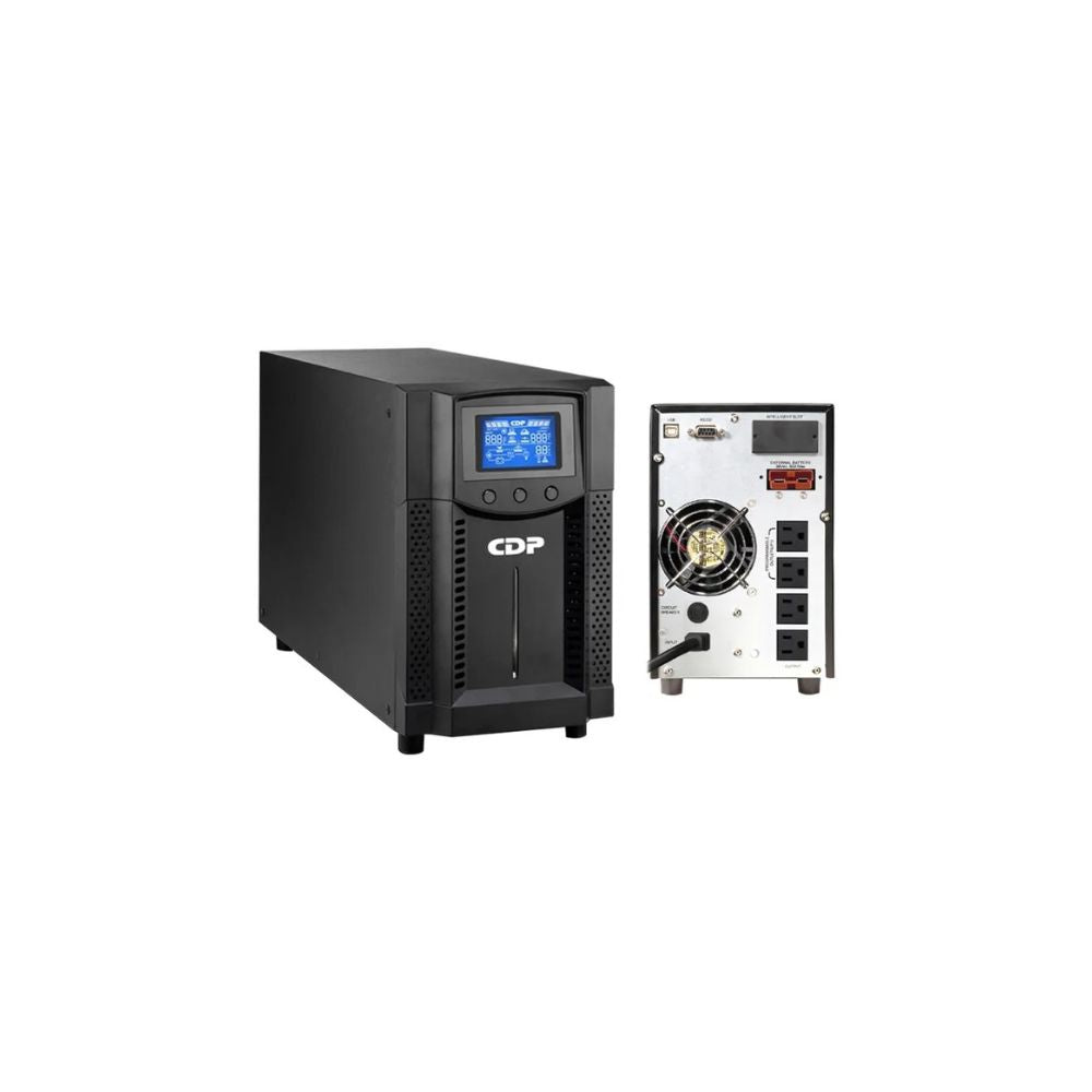 UPS Online CDP 1000VA 1000W Pantalla LCD con 6 Salidas R Puerto USB y RS232 UPO11-1AXI
