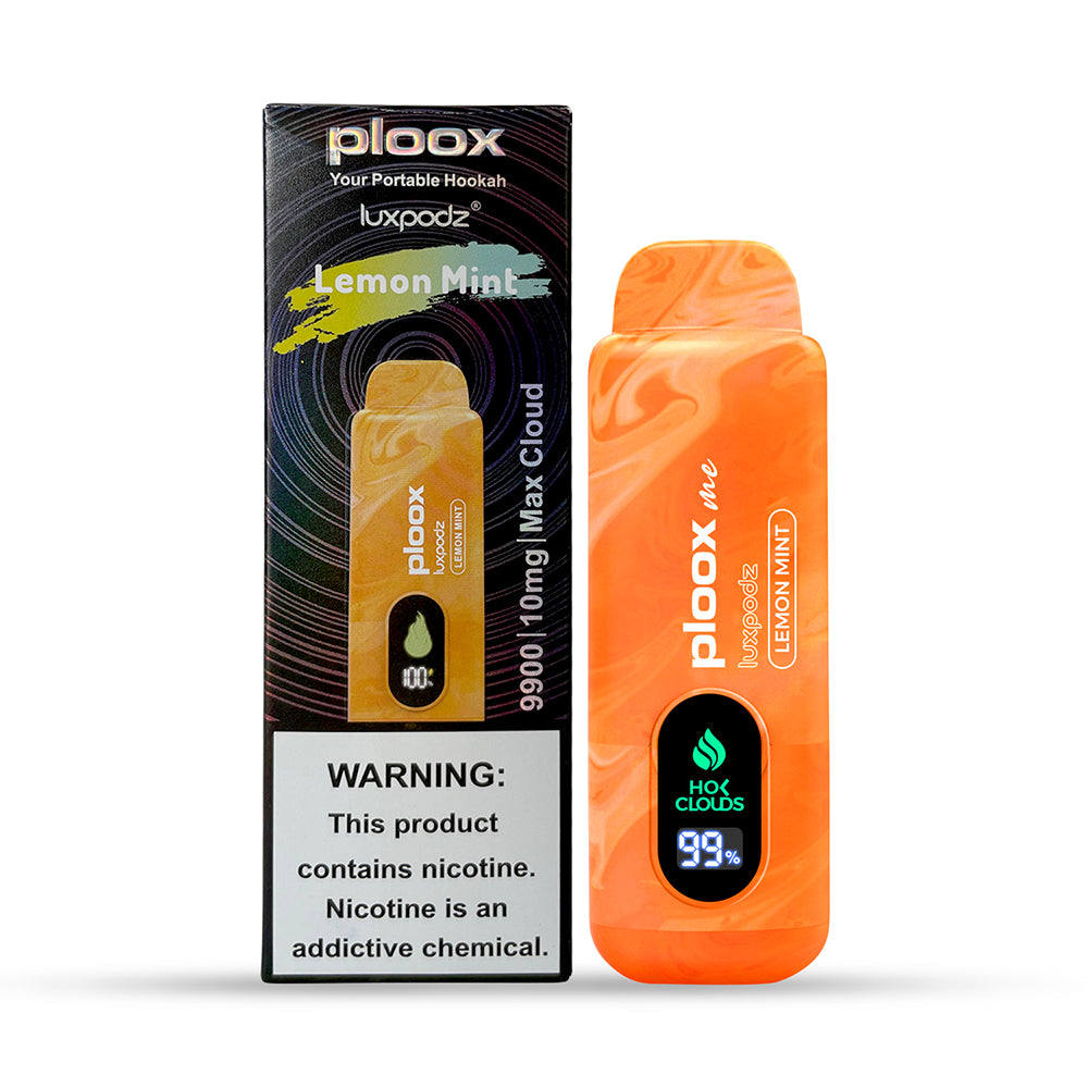 Vape Lemon Mint Ploox 9900 Puffs