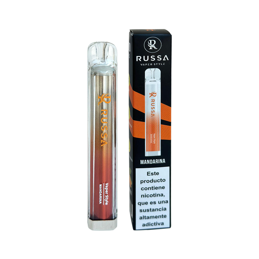 Vape Russa Style Sabor Mandarina 1000 Puffs