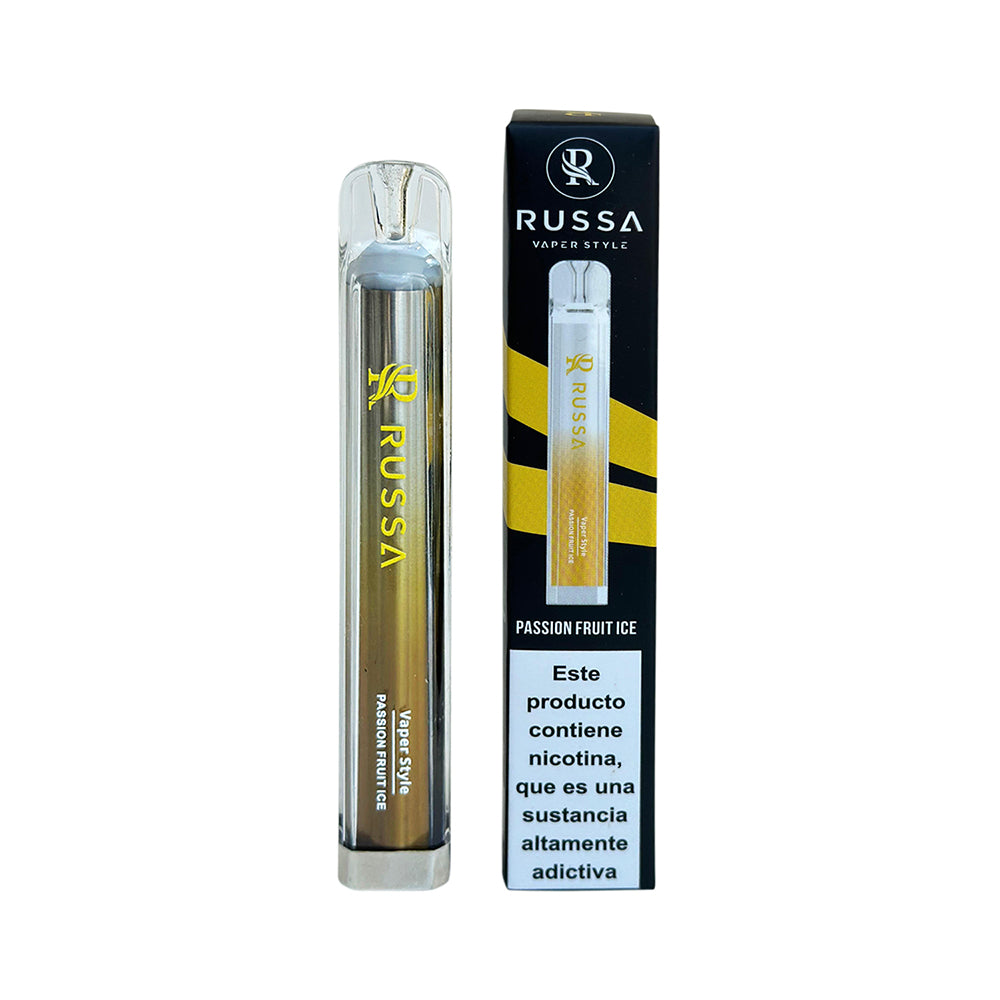 Vape Russa Style Sabor Passion Fruit Ice 1000 Puffs