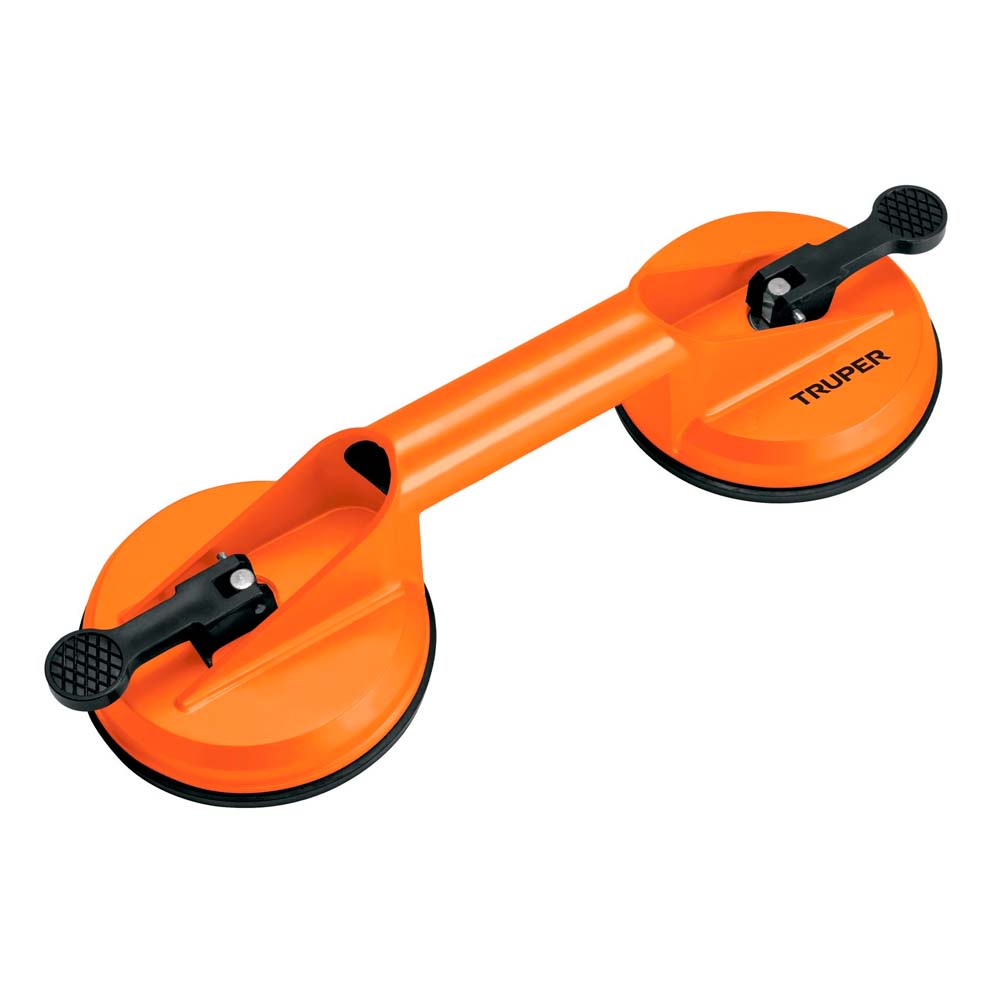 Ventosa de Aluminio Truper para Vidrio 2 Copas de Succión