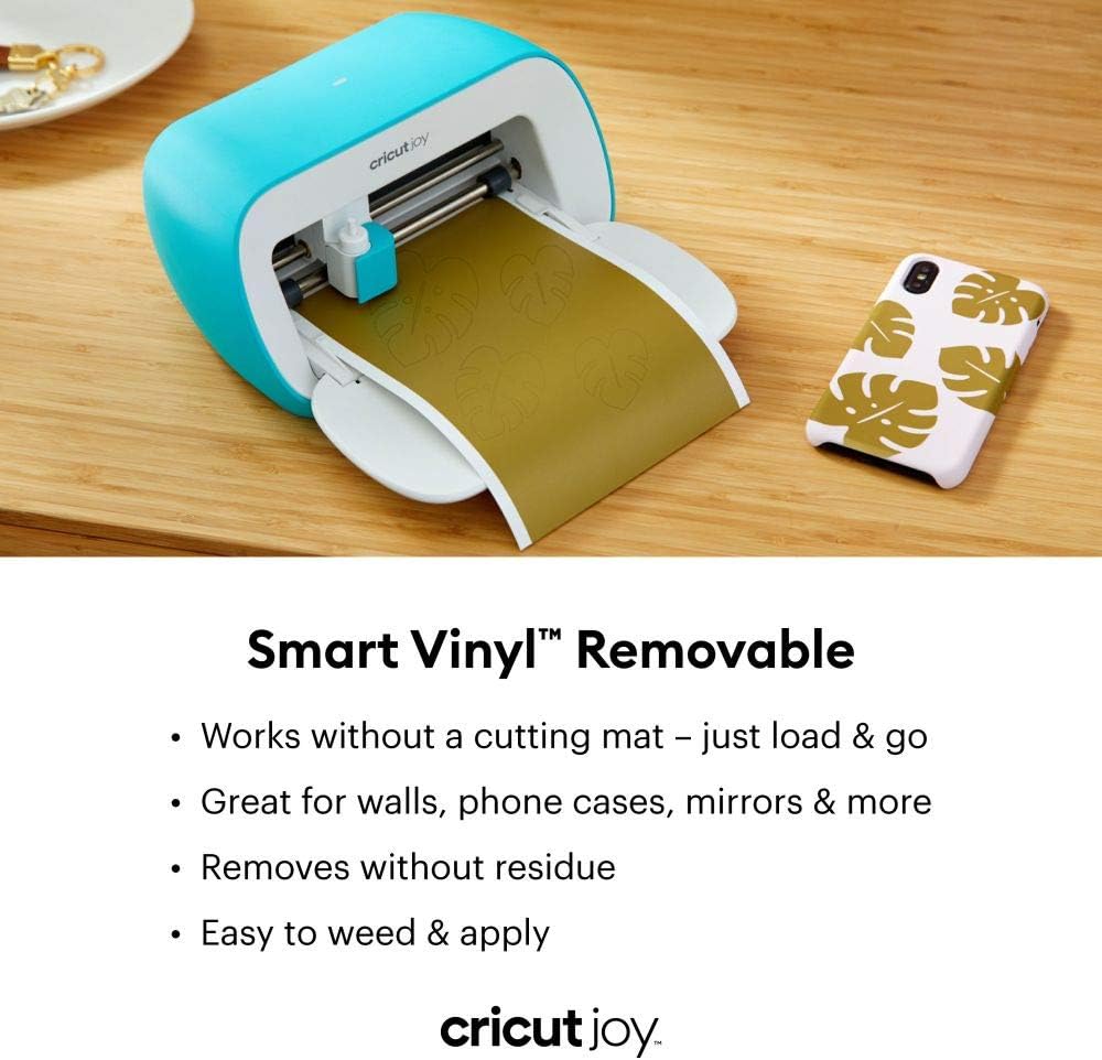 Vinil Smart Cricut Joy Removible 13.9cm x 121.9cm color Blanco Mate 2007156