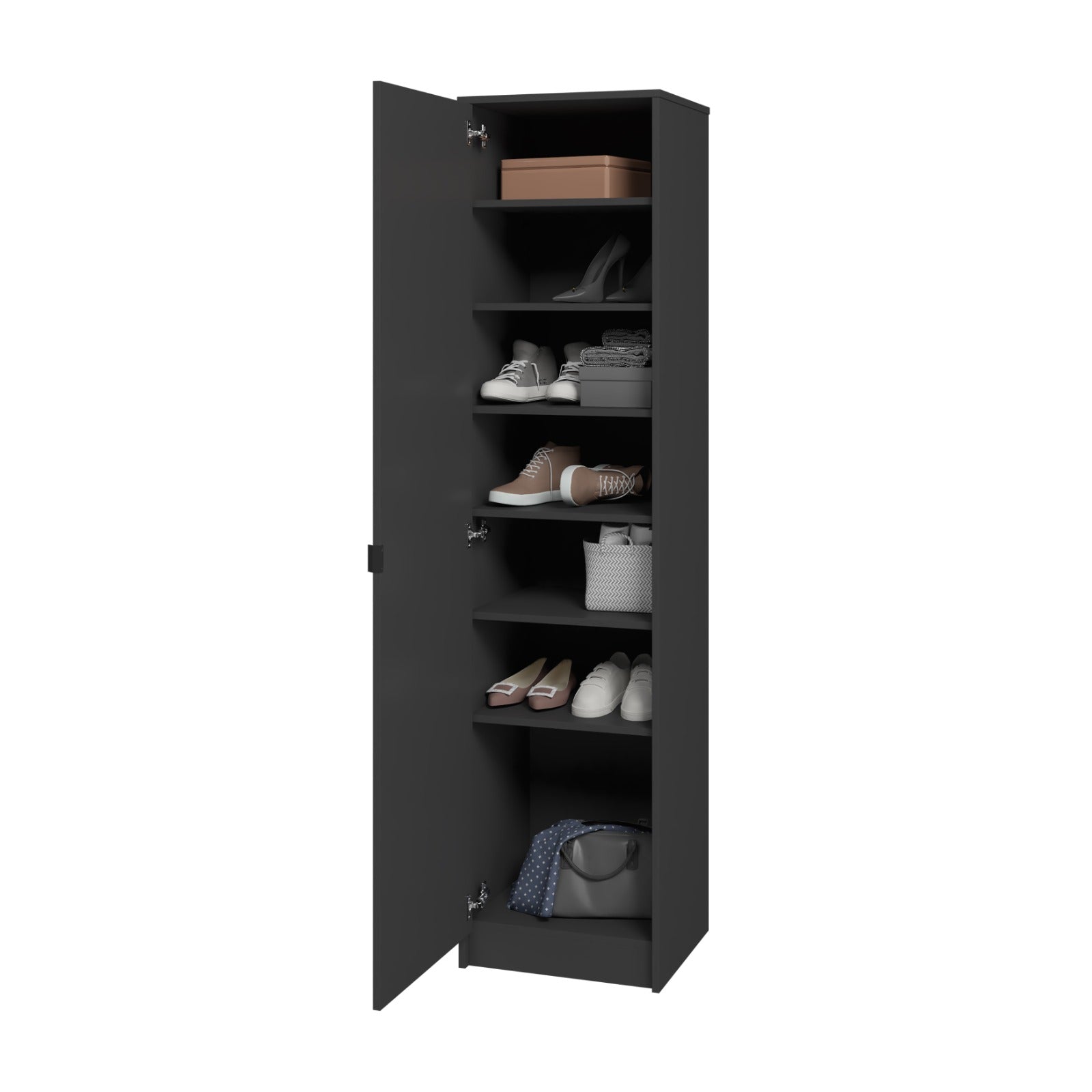 Zapatero BRV Negro con Puerta 1