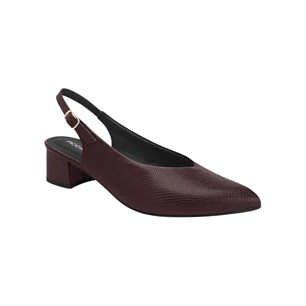 Zapato Slingback Piccadilly Taci Color Vino