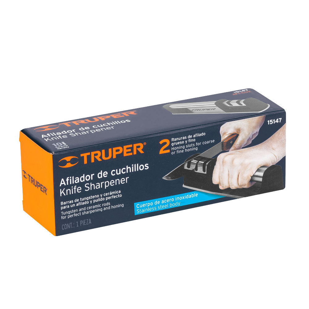 Afilador de Cuchillos Truper 2 Niveles
